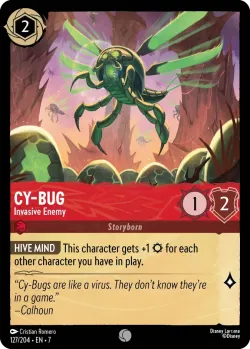 Cy-Bug - Invasive Enemy #127 · Disney Lorcana