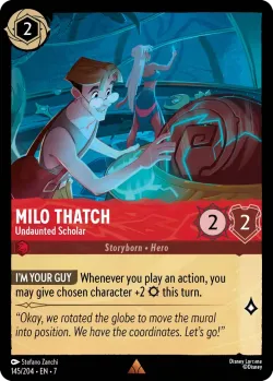 Milo Thatch - Undaunted Scholar #145 · Disney Lorcana