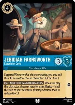 Jebidiah Farnsworth - Expedition Cook #174 · Disney Lorcana