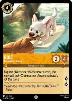 Bolt - Dependable Friend #18 · Disney Lorcana