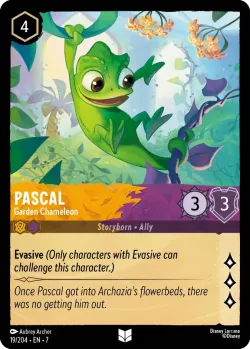 Pascal - Garden Chameleon #19 · Disney Lorcana