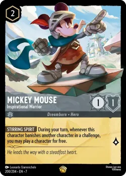 Mickey Mouse - Inspirational Warrior 「7-200」「EN」