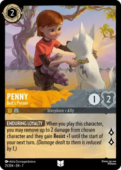 Penny - Bolt's Person #21 · Disney Lorcana