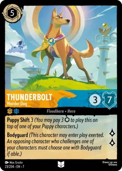 Thunderbolt - Wonder Dog #23 · Disney Lorcana