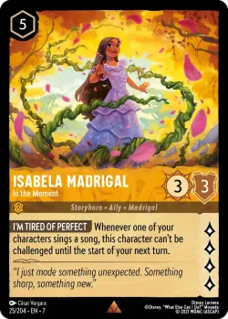 Isabela Madrigal - In the Moment #25 · Disney Lorcana