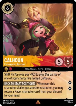 Calhoun - Courageous Rescuer #26 · Disney Lorcana