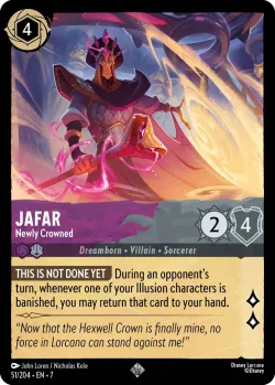 Jafar - Newly Crowned #51 · Disney Lorcana