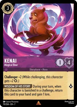 Kenai - Magical Bear #70 · Disney Lorcana
