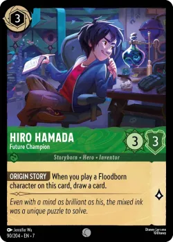 Hiro Hamada - Future Champion #90 · Disney Lorcana