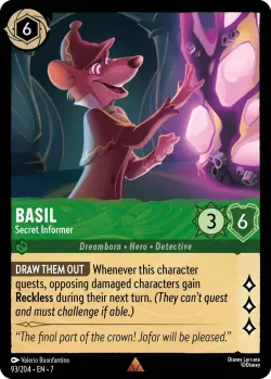 Basil - Secret Informer #93 · Disney Lorcana