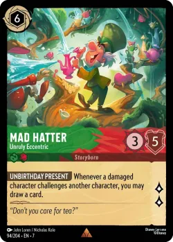 Mad Hatter - Unruly Eccentric #94 · Disney Lorcana