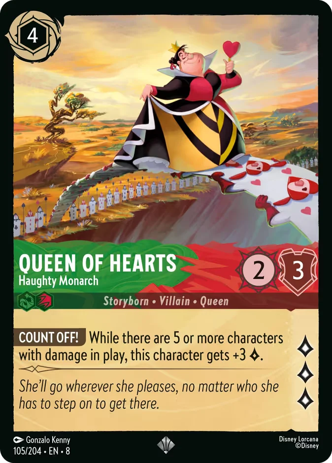Queen of Hearts - Haughty Monarch 「8-105」「EN」