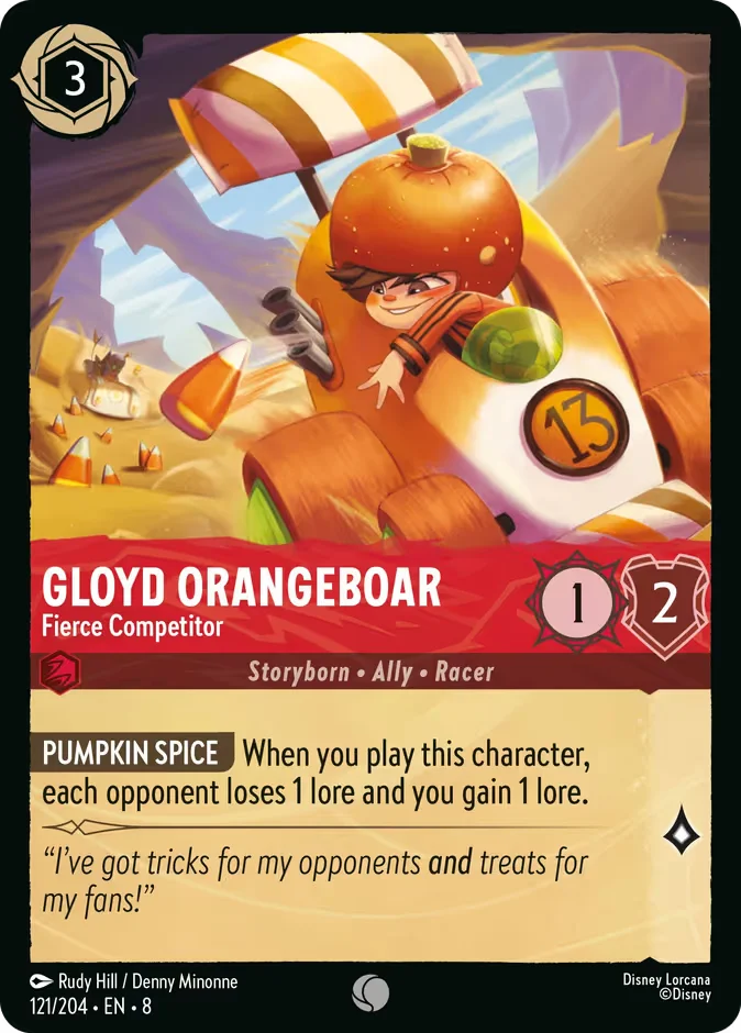 Gloyd Orangeboar - Fierce Competitor 「8-121」「EN」