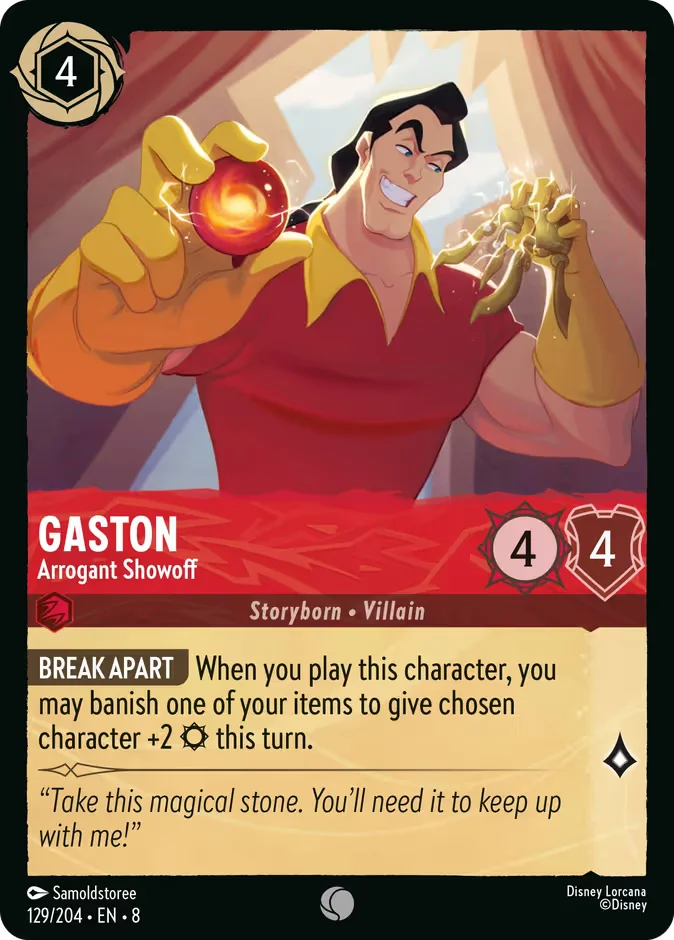 Gaston - Arrogant Showoff 「8-129」「EN」