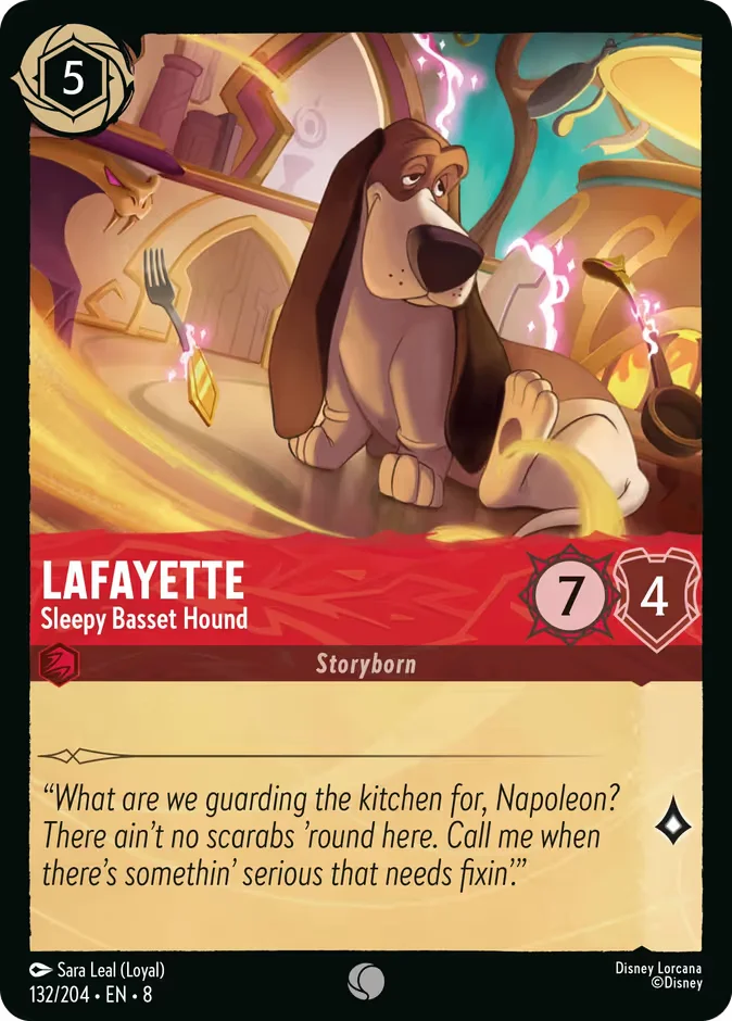 Lafayette - Sleepy Basset Hound 「8-132」「EN」