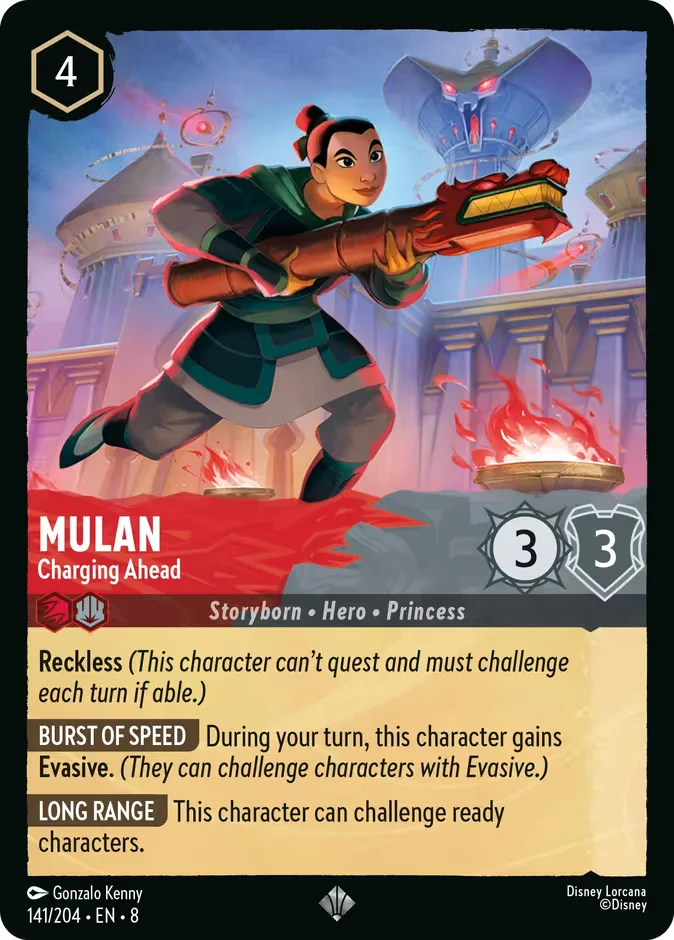 Mulan - Charging Ahead 「8-141」「EN」