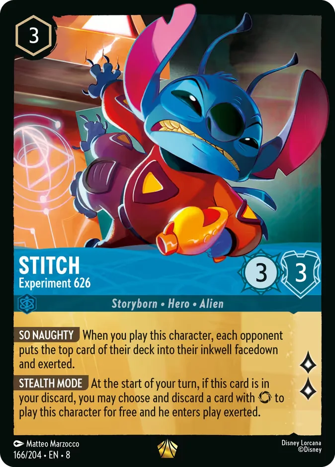 Stitch - Experiment 626 「8-166」「EN」