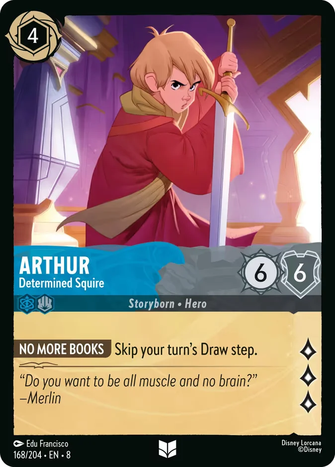 Arthur - Determined Squire 「8-168」「EN」