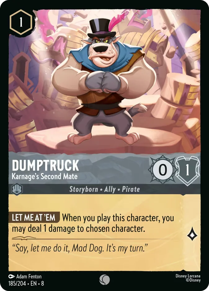 Dumptruck - Karnage's Second Mate 「8-185」「EN」