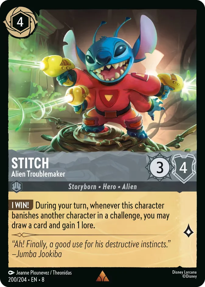 Stitch - Alien Troublemaker 「8-200」「EN」