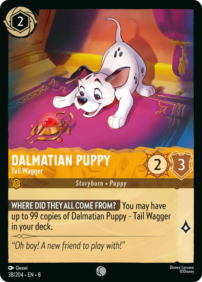 Dalmatian Puppy - Tail Wagger 「8-38」「EN」