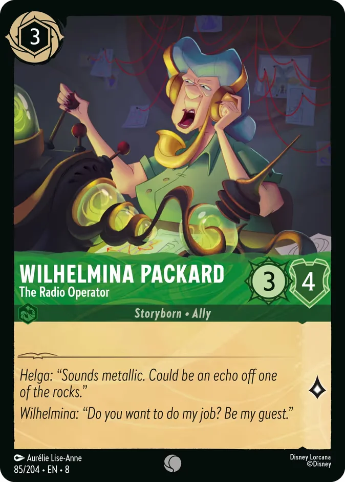 Wilhelmina Packard - The Radio Operator 「8-85」「EN」