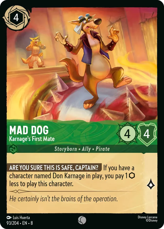 Mad Dog - Karnage's First Mate 「8-93」「EN」