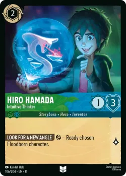 Hiro Hamada - Intuitive Thinker #106 · Disney Lorcana