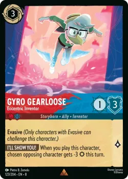 Gyro Gearloose - Eccentric Inventor #123 · Disney Lorcana
