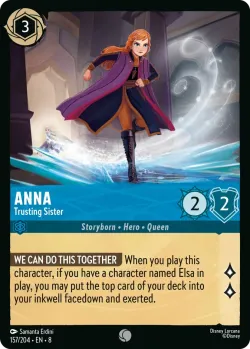 Anna - Trusting Sister #157 · Disney Lorcana