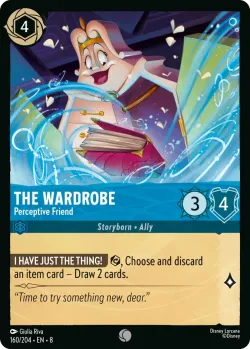 The Wardrobe - Perceptive Friend #160 · Disney Lorcana