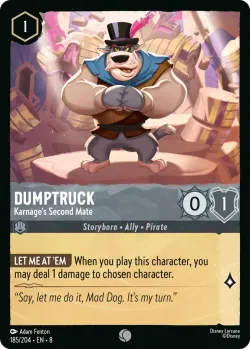 Dumptruck - Karnage's Second Mate 「8-185」「EN」