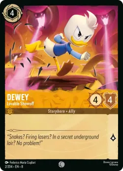 Dewey - Lovable Showoff #2 · Disney Lorcana