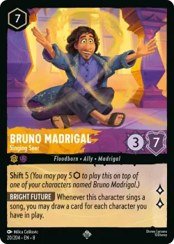 Bruno Madrigal - Singing Seer #20 · Disney Lorcana