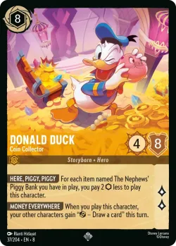 Donald Duck - Coin Collector #37 · Disney Lorcana