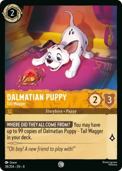 Dalmatian Puppy - Tail Wagger #38 · Disney Lorcana