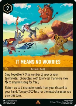 It Means No Worries #42 · Disney Lorcana
