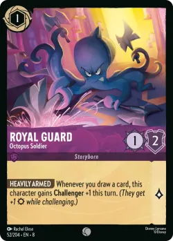 Royal Guard - Octopus Soldier #52 · Disney Lorcana