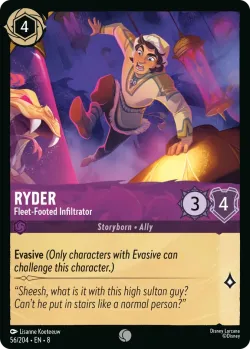 Ryder - Fleet-Footed Infiltrator #56 · Disney Lorcana