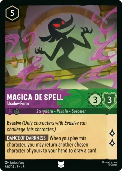 Magica De Spell - Shadow Form #66 · Disney Lorcana