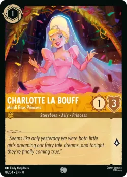 Charlotte La Bouff - Mardi Gras Princess #8 · Disney Lorcana