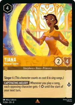 Tiana - Natural Talent #9 · Disney Lorcana