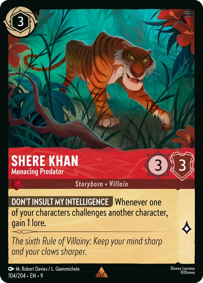Shere Khan - Menacing Predator 「9-104」「EN」