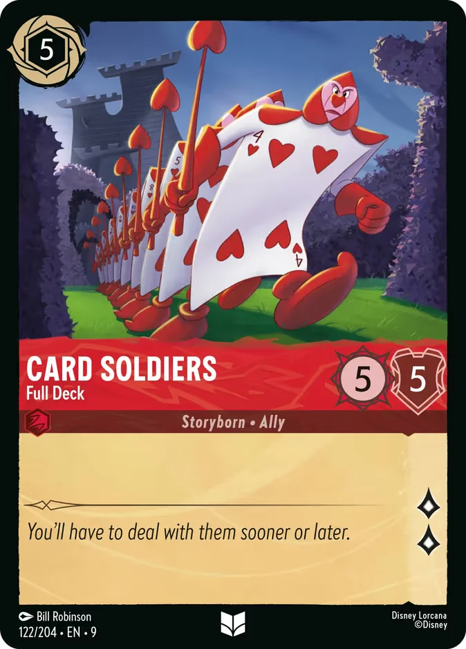 Card Soldiers - Full Deck 「9-122」「EN」