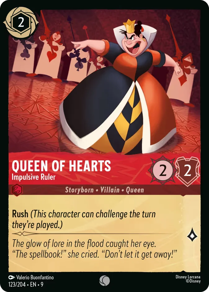 Queen of Hearts - Impulsive Ruler 「9-123」「EN」