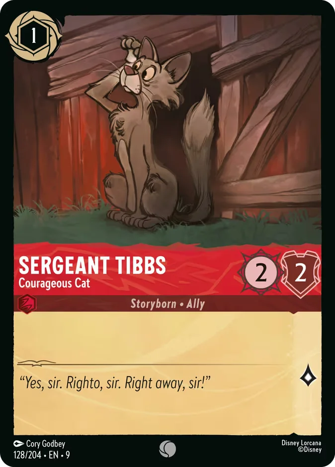 Sergeant Tibbs - Courageous Cat 「9-128」「EN」