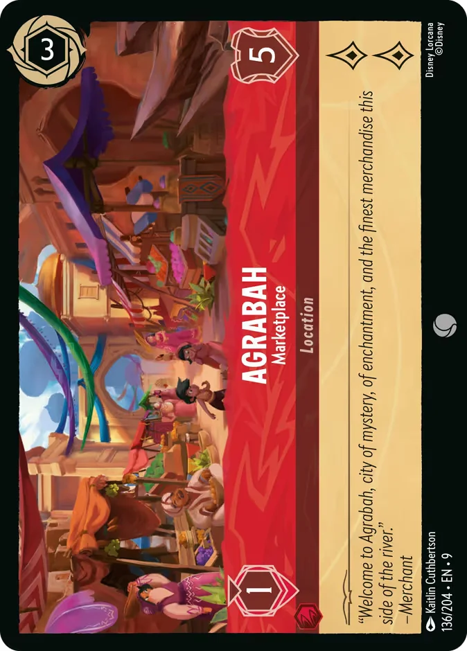 Agrabah - Marketplace 「9-136」「EN」