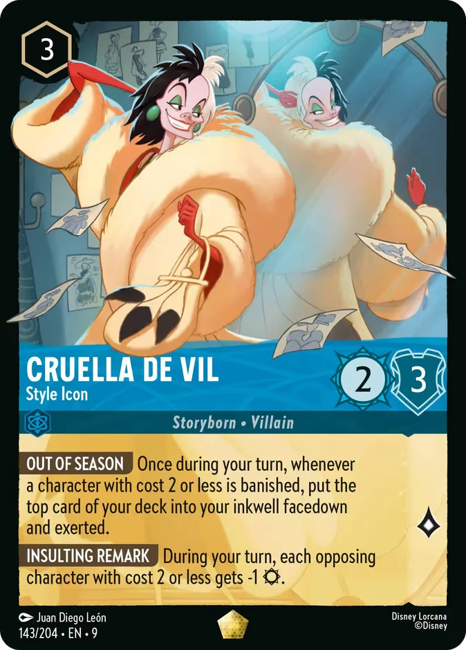 Cruella De Vil - Style Icon 「9-143」「EN」