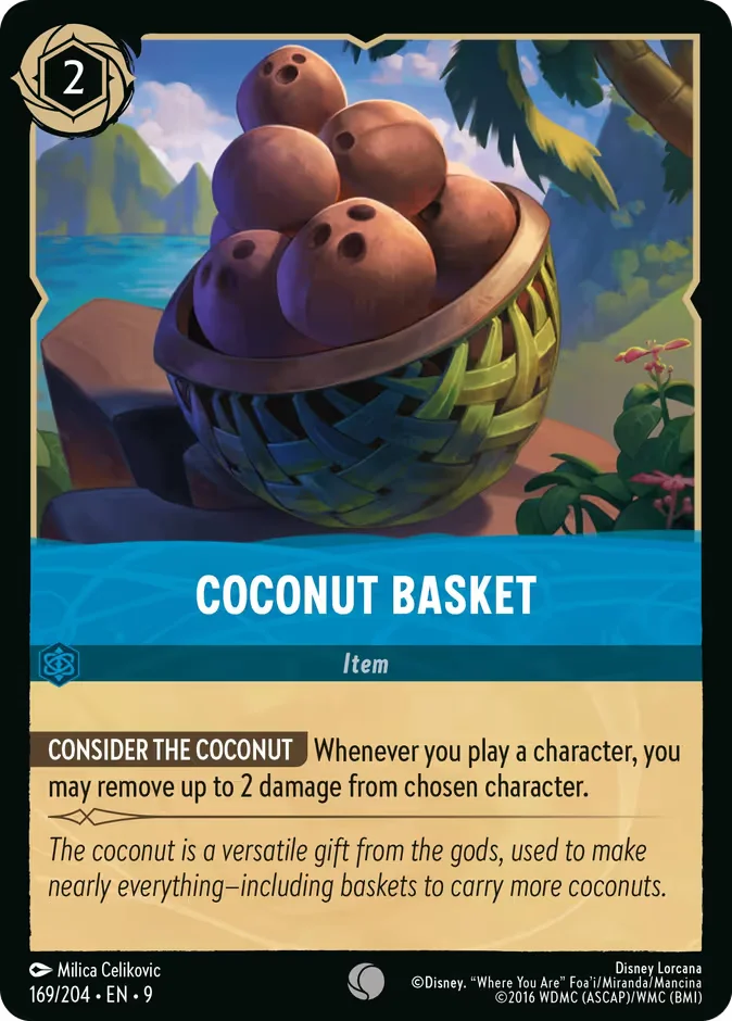 Coconut Basket 「9-169」「EN」