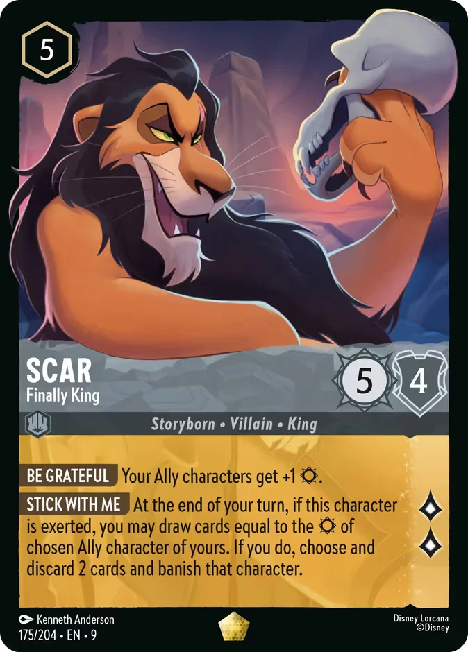 Scar - Finally King 「9-175」「EN」